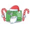 Santa with candy toy motherboard the in a mascot bag