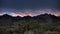 Santa Catalina Mountains at Sunset