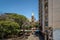 Santa Cecilia Church view from elevated highway known as Minhocao Elevado Presidente Joao Goulart - Sao Paulo, Brazil