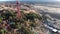 Santa Clarita, California, Aerial View, Six Flags Magic Mountain