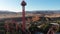 Santa Clarita, California, Six Flags Magic Mountain, Aerial View
