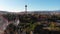 Santa Clarita, Six Flags Magic Mountain, Aerial View, California