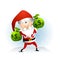 Santa Claus Bags of Money