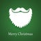 Santa Claus beard and moustache white christmas