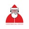 Santa Claus call Center. Santa responds to phone calls. Customer