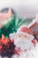 Santa claus and chirstmas background