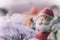 Santa claus and chirstmas background