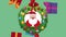 Santa claus christmas card HD animation
