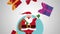 Santa claus and christmas HD animation