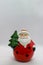 Santa Claus With Christmas Tree ,Ceramic Figure