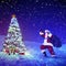 Santa Claus Christmas Tree Gifts Christmas Concept