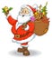 Santa Claus Color Illustration