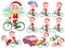 Santa Claus Costume dad_city bicycle