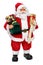 Santa Claus doll with presents and name list