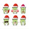 Santa Claus emoticons with money slot cartoon character