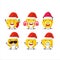 Santa Claus emoticons with nance fruit cartoon character