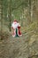 Santa Claus in the forest