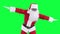 Santa Claus funny pilot chroma key (green screen)