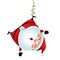 Santa Claus hanging upside down