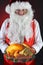 Santa Claus With Holiday Turkey