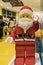 Santa Claus lego statue in the famous Downtown Disney District,