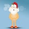 Santa Claus naked