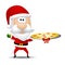 Santa Claus Pizza Platter