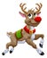 Santa Claus Reindeer 8 Bit Video Game Pixel Art