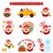 Santa Claus sets