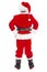 Santa Claus standing and back view