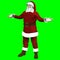Santa Claus standing cheerful