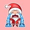 Santa Claus Sticker emoji emoticon