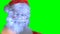 Santa Claus winks and smiles, Christma,Papai Noel, Babbo Natale, Father Christmas, Saint Nicholas, Saint Nick, Kris Kringle, Santa