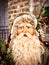 Santa Clause profile vintage decoration