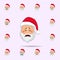 Santa Clause in weeping emoji icon. Santa claus Emoji icons universal set for web and mobile