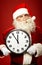 Santa with clock