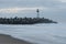 Santa Cruz Breakwater Lighthouse Walton Lighthouse, Pacific coast, California, United States, California at sunrise Lighthouse