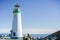 Santa Cruz Breakwater Lighthouse, Walton Lighthouse at the Santa Cruz harbor exit, California