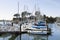 SANTA CRUZ, CALIFORNIA, USA-NOVEMBER 8, 2014 : Sailboat harbor i