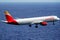 Santa Cruz de La Palma, Canary Islands, Spain; January 12th 2019: Iberia Express airplane arriving at La Palma Airport