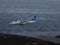 Santa Cruz de La Palma, Canary Islands, Spain; November 18th 2018: Air Europa Express airplane arriving at La Palma Airport