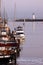 Santa Cruz Harbor protected by the Walton Lighthouse