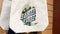 Santa Cruz Skateboards sign text and logo shop brand Apparel Skateboard in textile bag