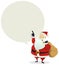 Santa Delivery - Speech Bubble Message