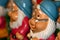 Santa dwarf figures