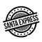 Santa Express rubber stamp