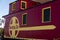 Santa Fe rail caboose now a McDonalds at Barstow Station California