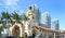 Santa Fe Train Depot, Spanish Colonial Revival style station. San Diego, California, USA