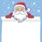 Santa greeting card