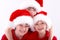 Santa hat kids